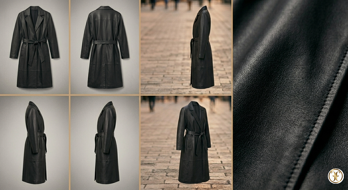 FLOWING LEATHER COAT2a