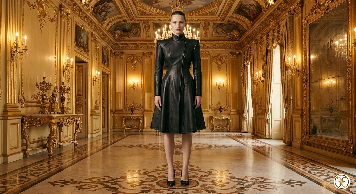 SCULPTED CALFSKIN COAT4a