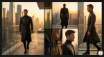 STRUCTURED LEATHER ROBE10
